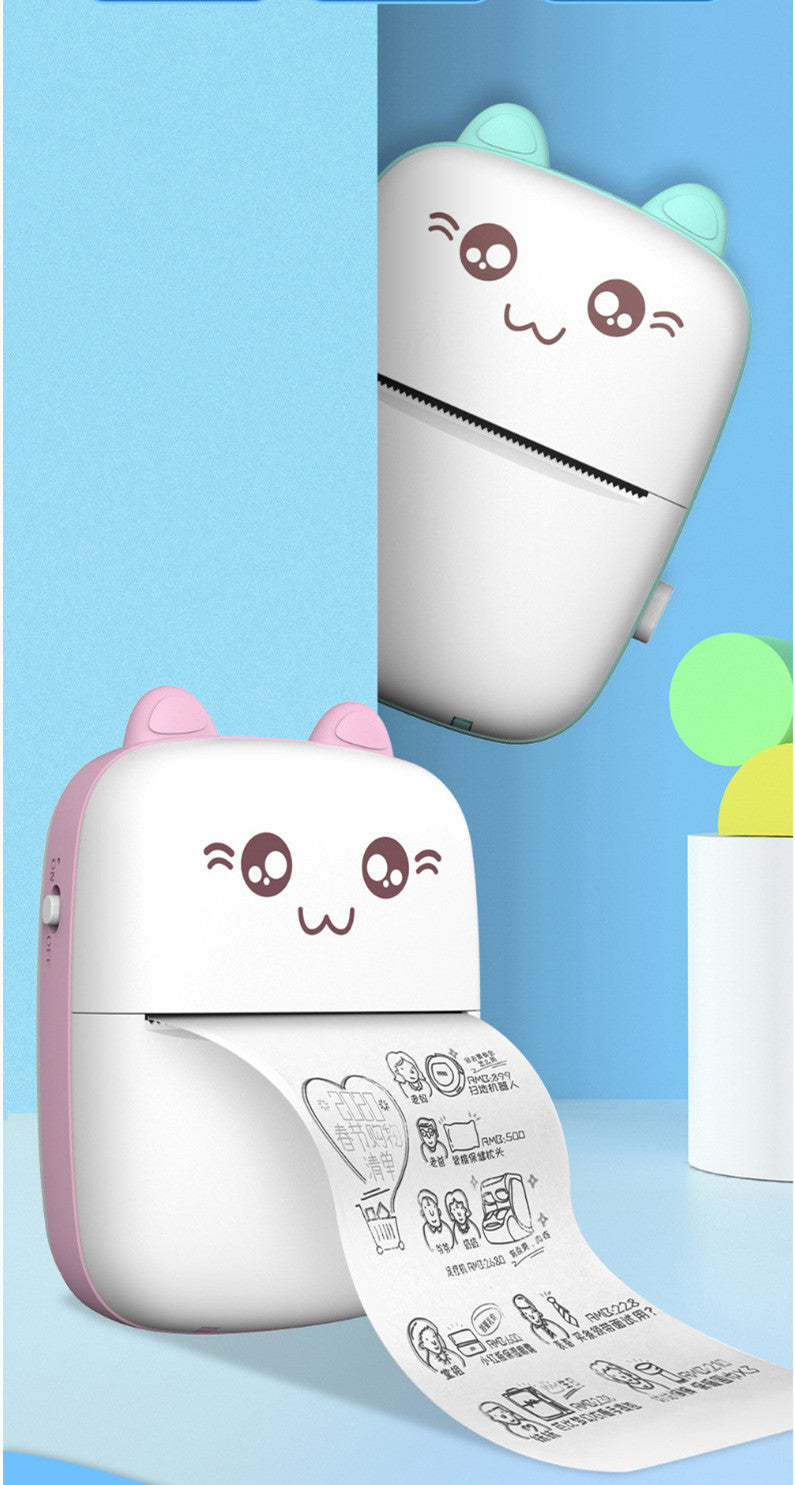 Portable Mini Printer – Compact Wireless Printer for Printing On-the-Go