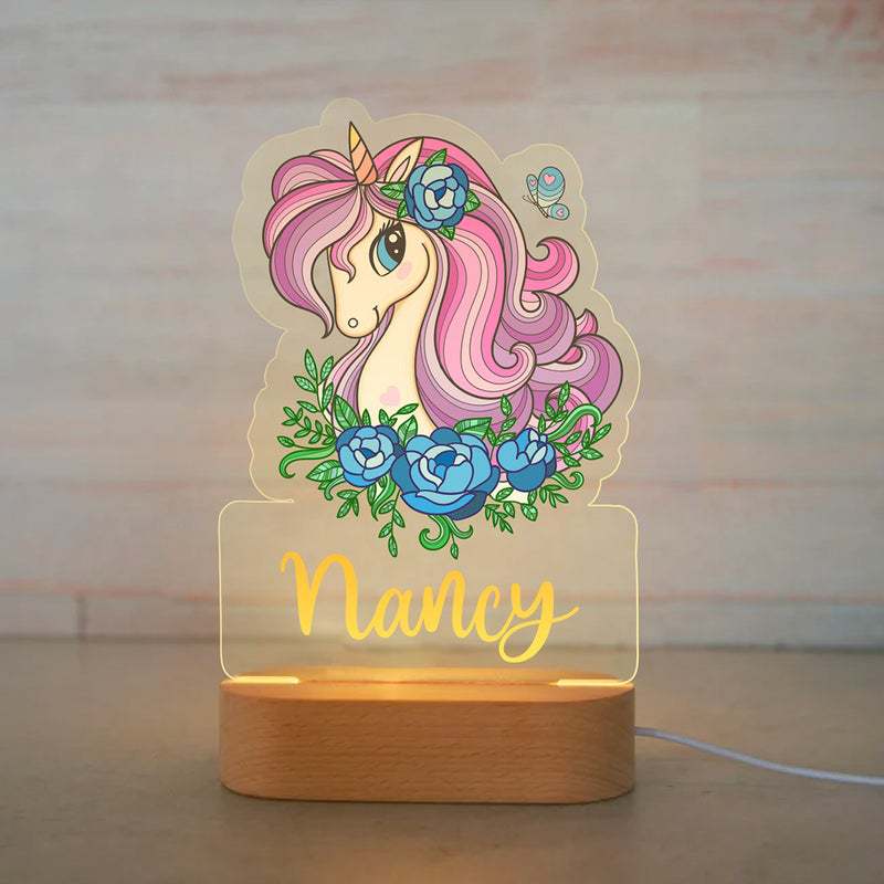 Personalised USB Animal Night Light – Custom LED Light for Kids’ Rooms