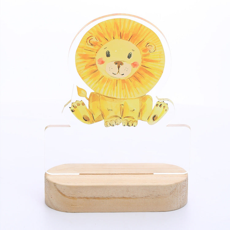 Personalised USB Animal Night Light – Custom LED Light for Kids’ Rooms