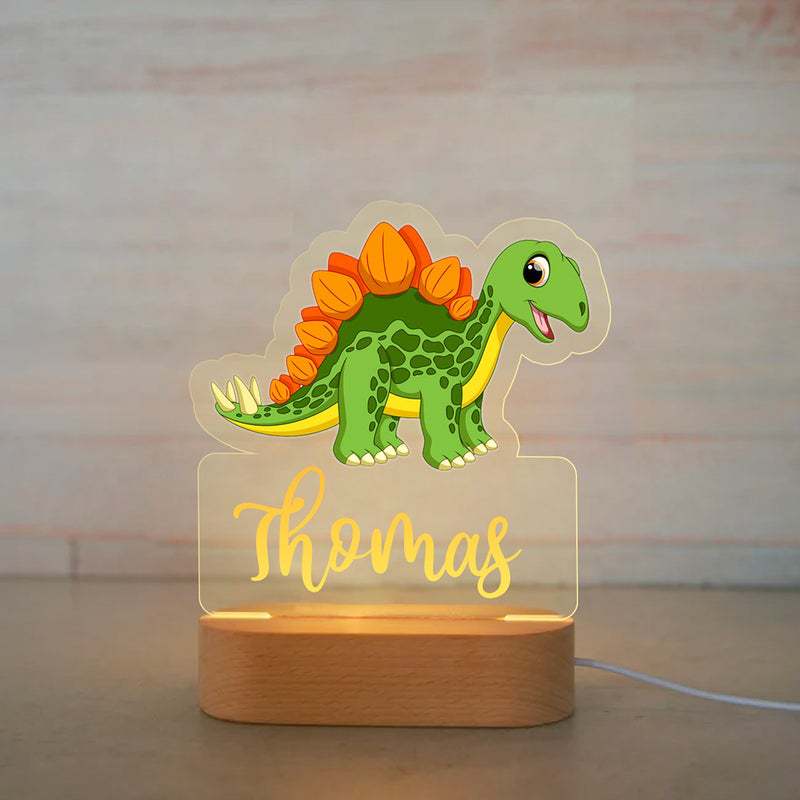 Personalised USB Animal Night Light – Custom LED Light for Kids’ Rooms