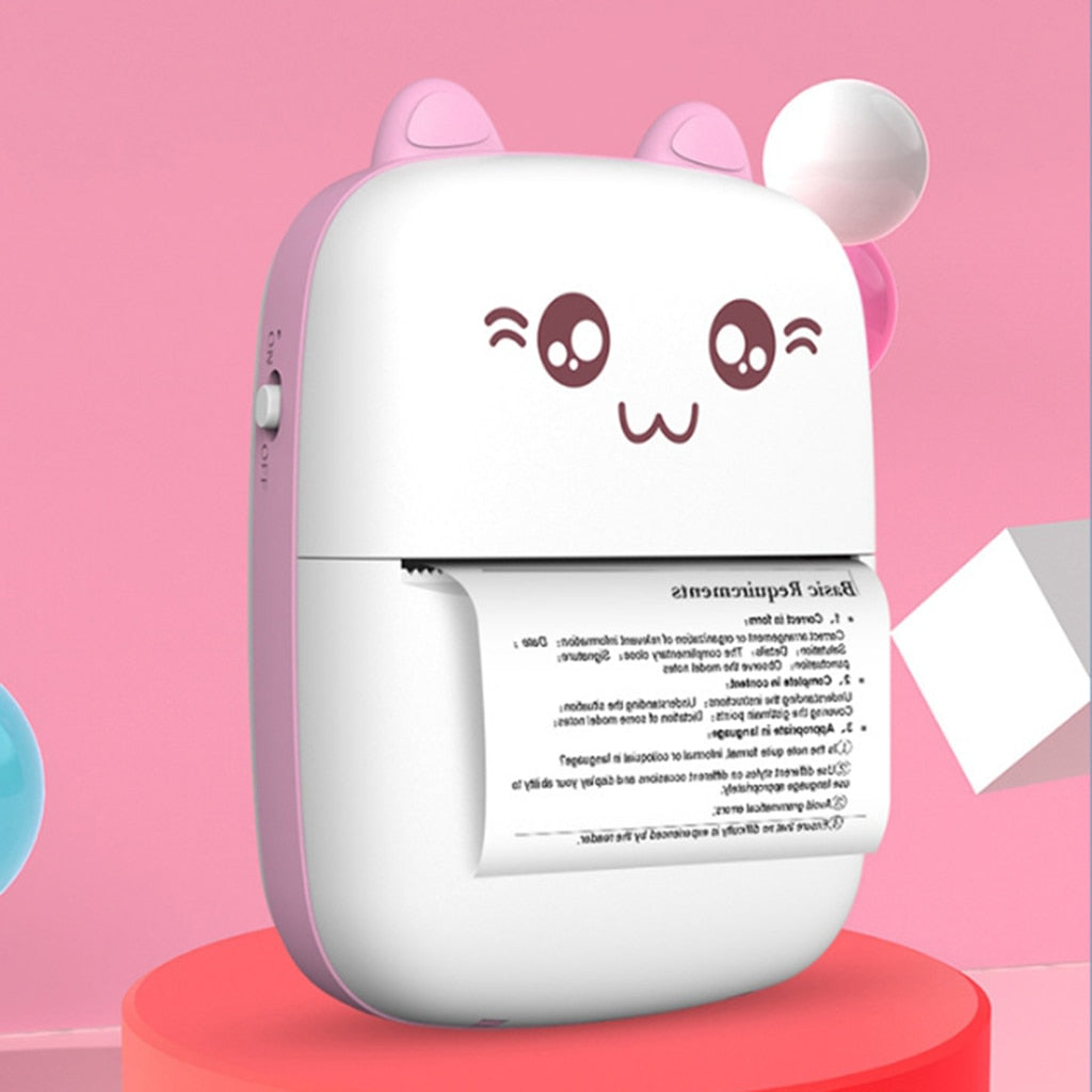 Portable Mini Printer – Compact Wireless Printer for Printing On-the-Go