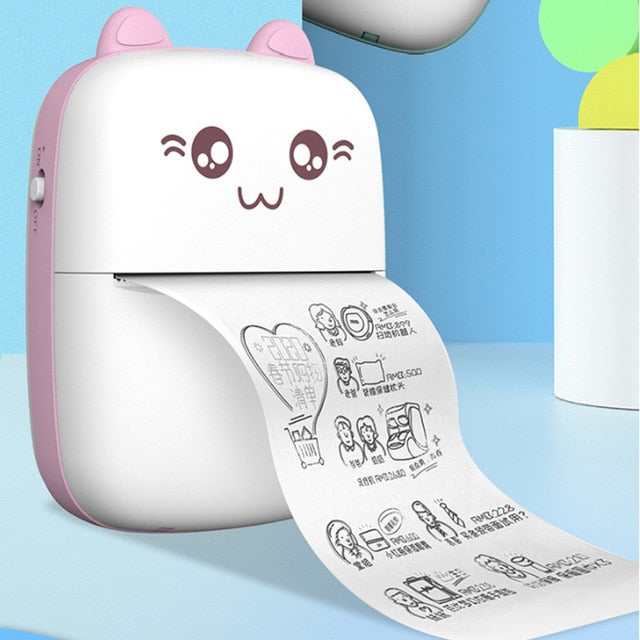 Portable Mini Printer – Compact Wireless Printer for Printing On-the-Go