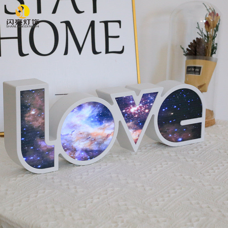LED Love Lamp | Romantic Rainbow Love Shaped Light – Perfect for Home & Parties