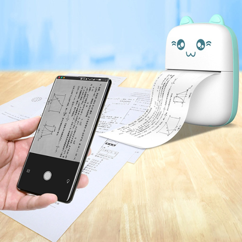 Portable Mini Printer – Compact Wireless Printer for Printing On-the-Go