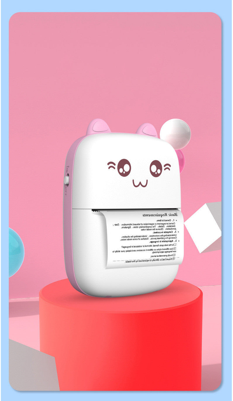 Portable Mini Printer – Compact Wireless Printer for Printing On-the-Go