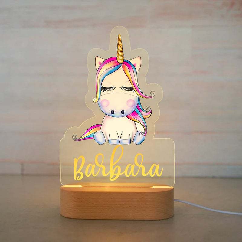 Personalised USB Animal Night Light – Custom LED Light for Kids’ Rooms