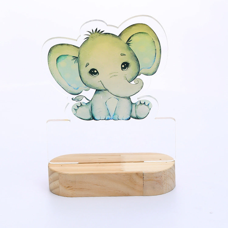 Personalised USB Animal Night Light – Custom LED Light for Kids’ Rooms