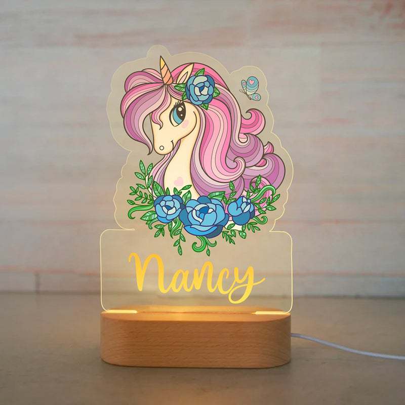 Personalised USB Animal Night Light