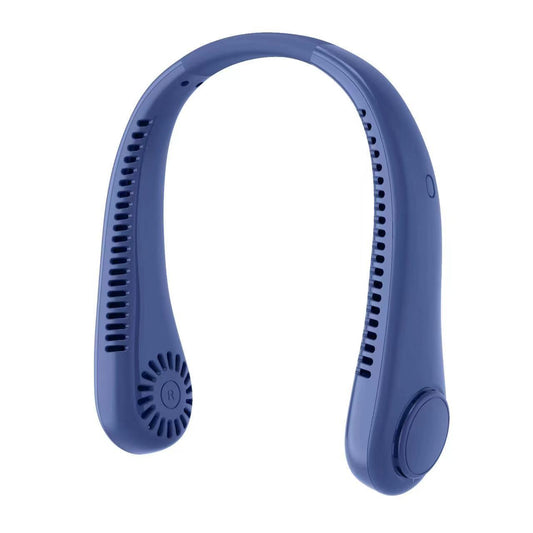 Rechargeable Hands-Free Neck Fan – USB Bladeless Portable Fan for Travel, Outdoor & Home Use